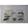 Image 3 : (3) Plastic Containers of Fishing Lures