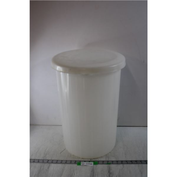 *Large Plastic Container-15" diameter, 22" high