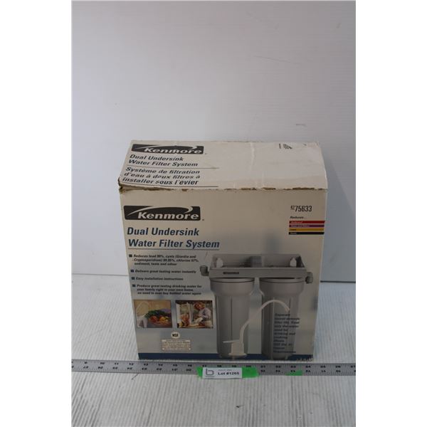 Kenmore Dual Undersink Water Filter System (NIB)