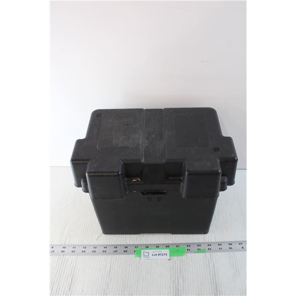 Battery Box with Lid and Strap