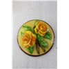 Image 3 : (2) Ceramic Floral Wall Art Hangings