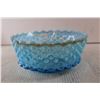 Image 2 : Blue Hobnail Glass Bowl