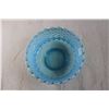 Image 5 : Blue Hobnail Glass Bowl