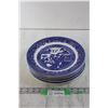 Image 1 : Set of Blue Willow Dinner Plates