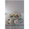 Image 1 : Assorted Dishes - Serving Tray, Tea Cup and Saucer, Divided Bowl