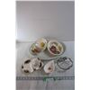 Image 1 : Assorted Dishes - Serving Tray, Tea Cup and Saucer, Divided Bowl