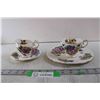 Image 1 : Queen Anne Tea Cup, Saucer and Creamer Set