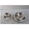 Image 2 : Queen Anne Tea Cup, Saucer and Creamer Set