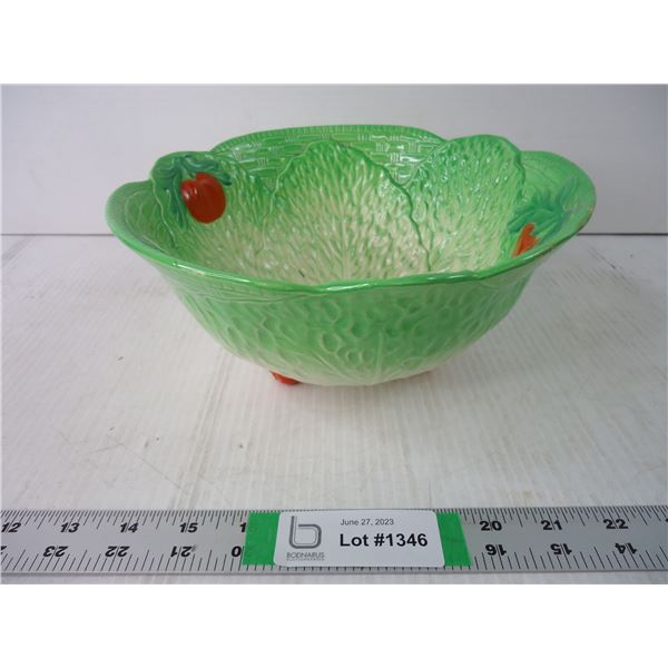 Midwinter Porcelain Lettuce Leaf and Tomato Bowl