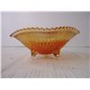 Image 2 : Carnival Glass Marigold Ribbed Iridescent Bowl