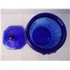 Image 4 : Cobalt Blue Glass Cookie/Biscuit Jar