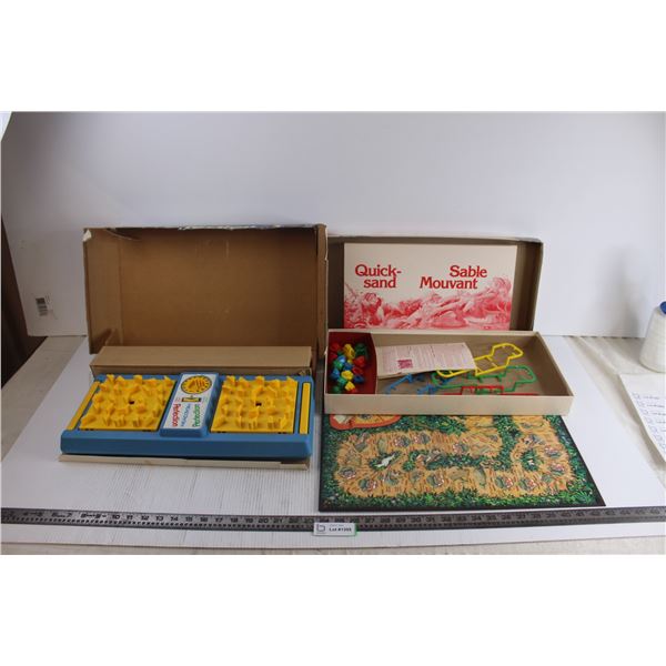 Perfection Action Game + Quick Sand Board Game