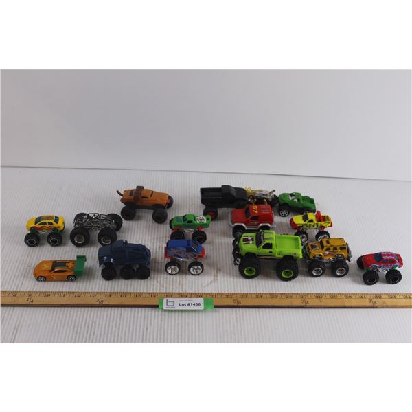 Lot of Toy Monster Trucks