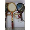 Image 2 : Case with Tennis, Badminton, Racket Ball Rackets and Balls