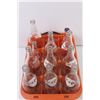 Image 2 : Pic a pop Crate with (9) pic a pop Glass Bottles + (2) Pop House Glass Bottles