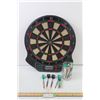 Image 1 : Battery Powered Dart Board with Darts and Dart Parts