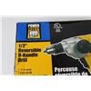 Image 2 : Power Fist 1/2" Reversible D-Handle Drill (NIB)