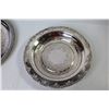 Image 2 : (2) Vintage Round Metal Trays
