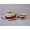 Image 2 : (5) Ukrainian Decorated Items-Teapot, Cup, Vase, Toothpick Holder