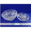 Image 1 : Crystal Serving Bowl and Divided Dish