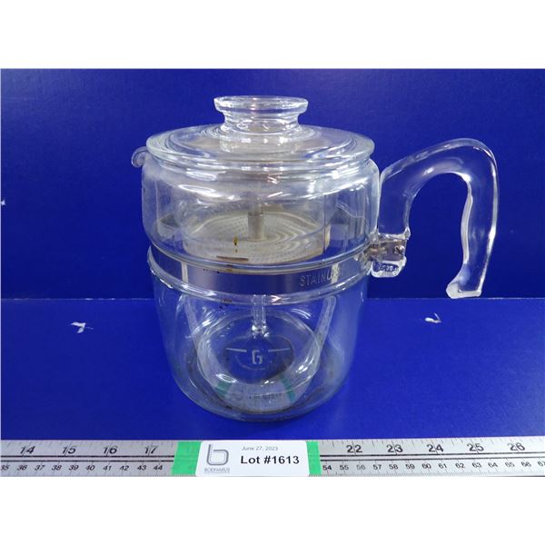 Pyrex 9 Cup Percolator-Complete and in really good condition