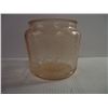 Image 3 : Vintage Cookie Jar-Depression Glass- No Lid