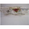 Image 5 : Sovereign Pottery Dessert Dishes and Bowl, (8) Tea Cups(no saucers), ornament and salt/pepper