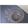 Image 2 : Heavy Glass Bowl - (4) Sm Glass Bowls