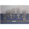 Image 1 : (8) Pinwheel Crystall Glasses