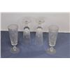 Image 3 : (8) Pinwheel Crystall Glasses