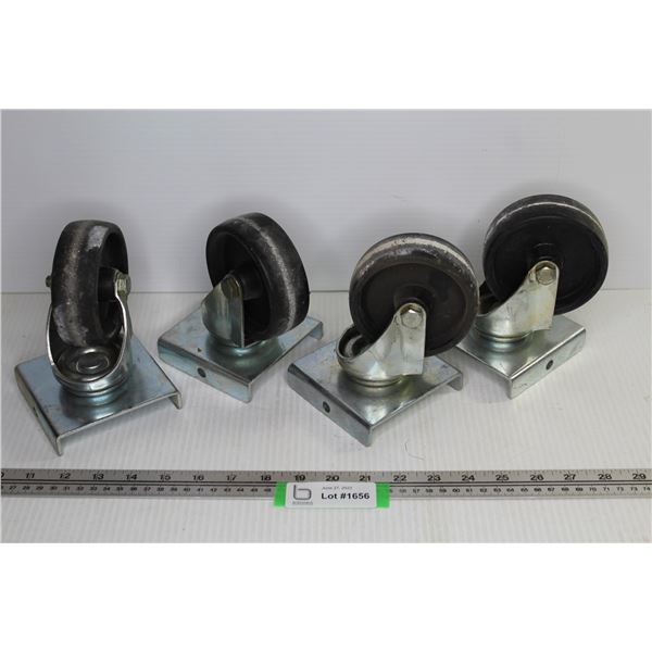 (4) 4" Cart Wheels