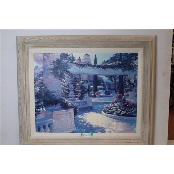 *Framed Painting on Board - (26" x 32" - signed)