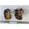 Image 1 : (2) Vintage Ceramic Animal Creamers
