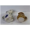 Image 4 : (2) Vintage Ceramic Animal Creamers