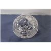 Image 7 : Cut Glass Dish w/Lid - Cornflower Crystal Dish w/lid - Sat & Pepper Shakers - Glass Plates - Cut Gla