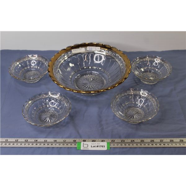 Dessert Set - Daisy Pattern