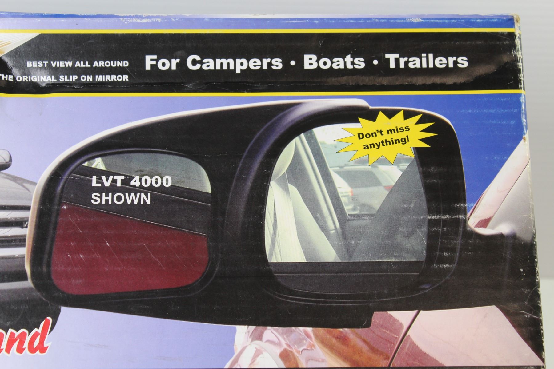 Pull Off Rear View Mirror Long View Extended Mirrors for Pulling Campers