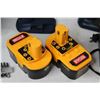 Image 4 : Ryobi Drills - Charger - Batteries w/Case (untested)