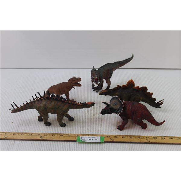 Lot of Toy Dinosaurs