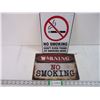 Image 1 : (2) Metal No Smoking Signs