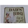 Image 2 : 12" x 8" Dad's BBQ Metal Sign