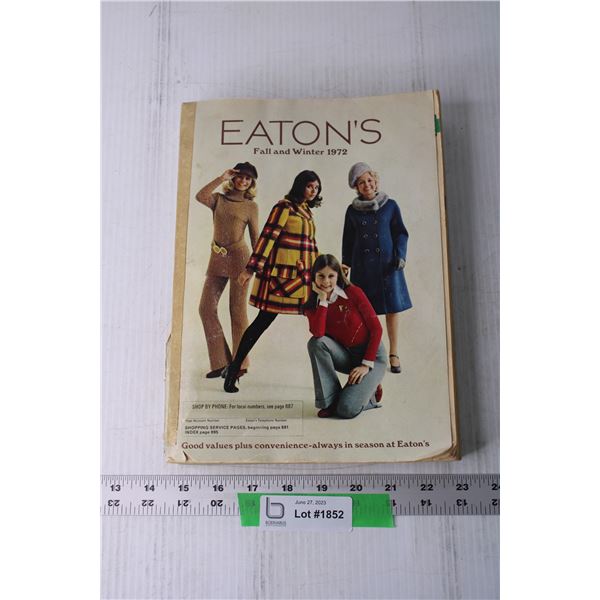 Eaton's Fall and Winter 1972 Catalogue