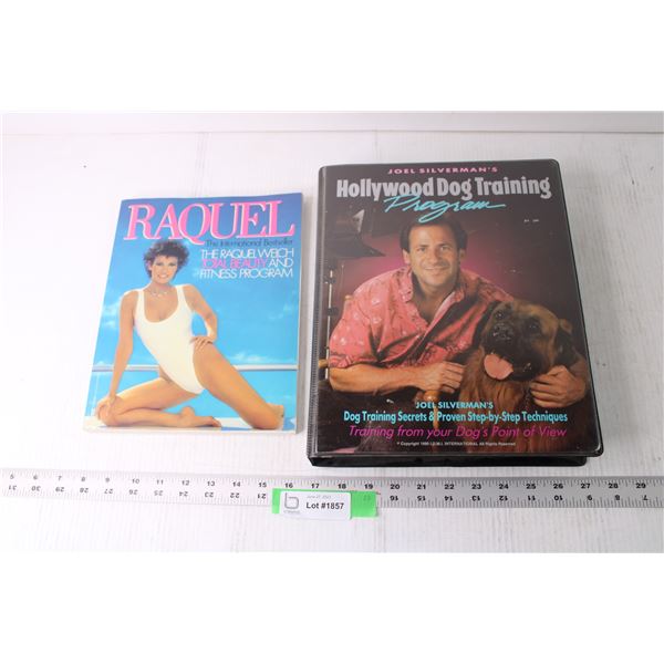 Raquel Welch Fitness Book and Dog Training Set