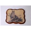 Image 2 : (2) Vintage Wooden Owl Plaques