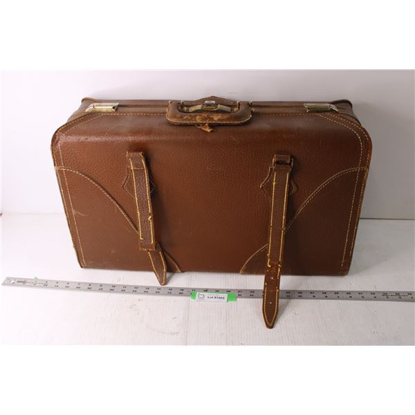 Vintage Brown Suitcase (Doesn't Fully Close)