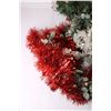 Image 2 : (2) Christmas Wreaths and Tinsel