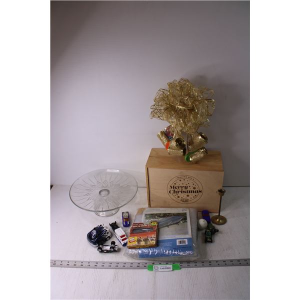 Glass Tray, Decorations and Misc.