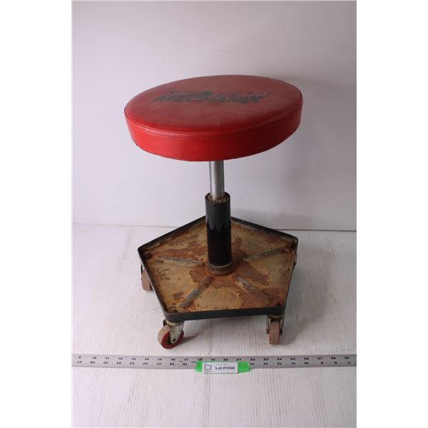 Rolling Garage Stool