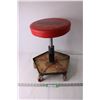 Image 1 : Rolling Garage Stool