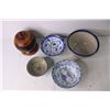 Image 2 : Ceramic Bowls and Wooden Candy Dish
